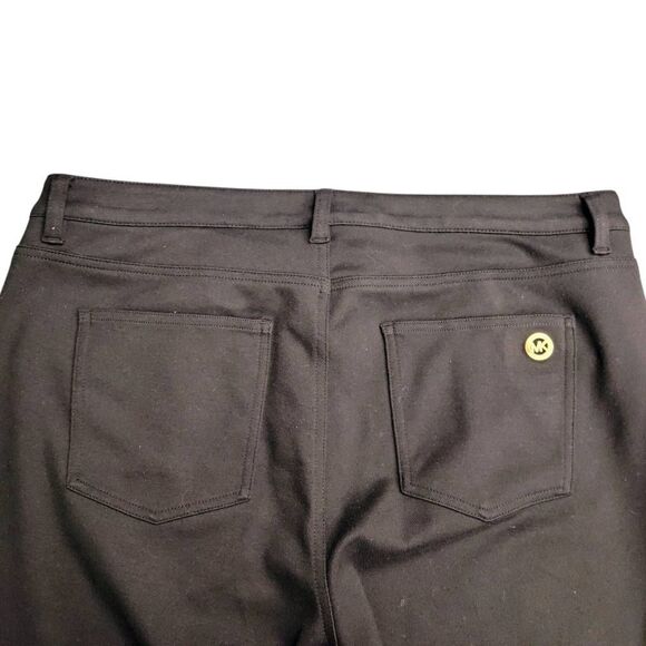 Michael Kors Black Stretchy Professional Preppy Business Casual Trousers Pants - Picture 4 of 9